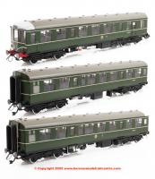 1451 Heljan Class 104 3 Car DMU Set in BR Green livery with speed whiskers and coaching stock roundel